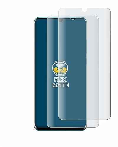 BROTECT Full-Cover Schutzfolie Matt für Huawei P30 Pro / P30 Pro New Edition (2 Stück) - Full-Screen Displayschutz-Folie, 3D Curved, Anti-Reflexion