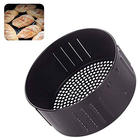 Cestello di ricambio per friggitrice ad aria, teglia da forno in ghisa resistente alla cottura antiaderente | Friggitrice per pane universale Accessori per forno per friggitrice ad aria compressa
