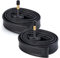 YunSCM 2er-Pack 37/45-622 Schlauch 28 Zoll 700CX35C/43C Schlauch 28x1.40 700x35c，28x1.50 700x38c，28x1.60 700x40c AV48mm Ventil Kompatibel Rennrad 700x35C 700x38C 700x40C 700x42C 700x43C Schlauch