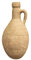 Biscottini Giara anfora vaso fioriera orcio in terracotta, fatta a mano arredo casa giardino da esterno L27xPR27xH60 cm