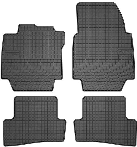 MOTOS Gummimatten Auto Fussmatte passend für Renault Captur I 2013-2019 Crossover Verbessern Sie Ihren Reisekomfort mit Antirutschmatte Auto- Allwetter fußmatten Auto, Schutz vor Verschmutzung