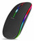 RANZAH Wireless 2.4G Bluetooth LED Light Rechargeable Smart Silent Click 800/1200/1600 DPI Optical Mouse - Compatible With Computers, Laptops, Mac, iPads - Home & Gaming