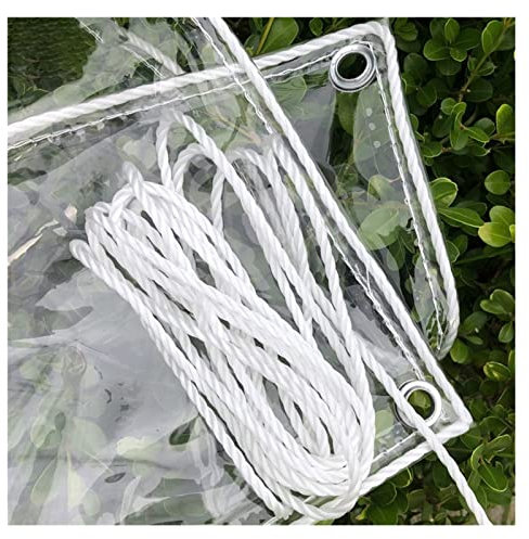 LLHFSW Bache De Protection, Bâche en PVC Transparente Imperméable Et Résistante Grande Bâche en Plastique Imperméable À La Pluie pour Les Voitures De Meubles De Jardin De Camping De Patio
