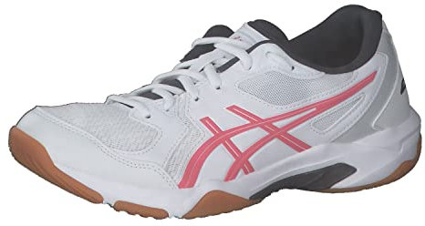 ASICS Damen Volleyball Shoes, White, 36 EU