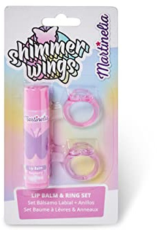 Martinelia Shimmer Wings Lip Balm&Rings Set