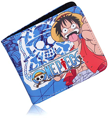 Roffatide Anime Geldbörses Kunstleder Slim Multi Purpose Geldbörse Männer Frauen Bi-Fold Geldbörse