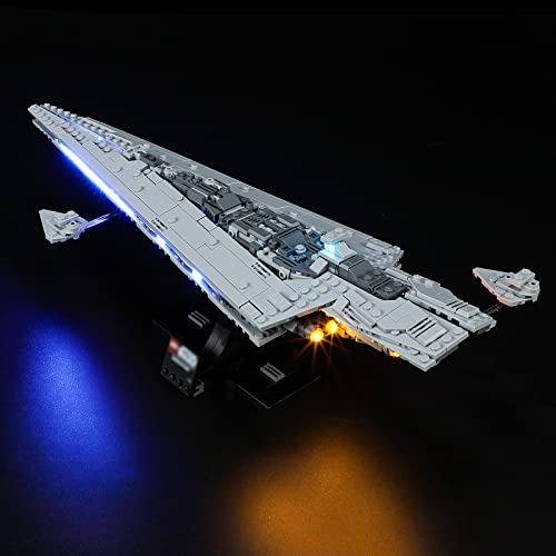 YEABRICKS LED Licht für Lego-75356 Star Wars Supersternzerstörer Executor Bausteine Modell (Lego Set Nicht enthalten)