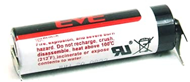 POPESQ® 1 Stk. x AA mit Lötfahnen Lithium Batterie 2700mA 3.6V #A5831