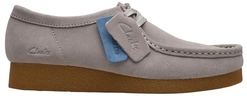 Clarks Femme Wallabeeevo Basket, Dark Grey SDE, 38 EU