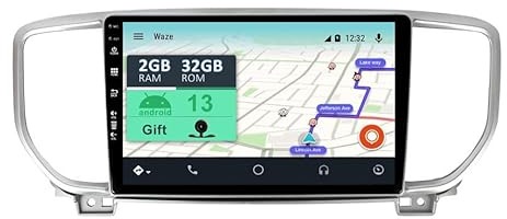 YUNTX Android 14 Autoradio con navi para KIA KX5 / Sportage 4 (2016-2019)-Cámara Trasera-9 Pulgada Pantalla-Dab/Bluetooth 5.0/Control del Volante/USB/WiFi/4G/MirrorLink/CarPlay/Android Auto/GPS