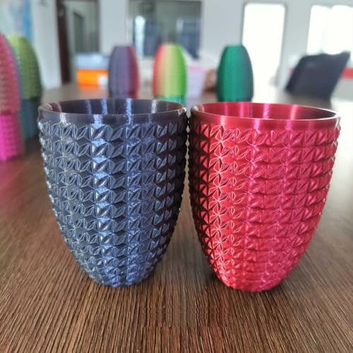 CC3D Seide Zweifarbig PLA Filament Schwarz Rot 1,75 mm 1KG 3D-Drucker-Filament Zweifarbiges Coextrusions PLA Metallic 3D-Druckmaterial Schwarz Rot Metall