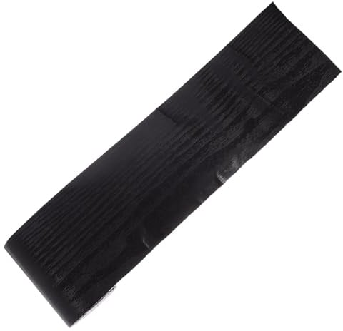 Selbstklebende Holzoptik Fußleiste Schwarz 1 Rolle, Flexible PVC Leiste