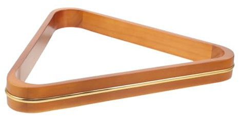 BELLIFFY Support De Billard Bois Triangle Organisateur De Boules De Billard Accessoire De Jeu Design Stable Et Compact