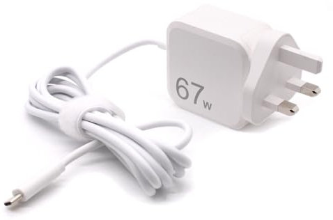 AJPARTS UK New Chromebook Charger 67W 45W USB C Laptop Charger Fast Charging Power Cord for HP Lenovo Dell Asus Acer Samsung Google Chromebook Type C Laptop White