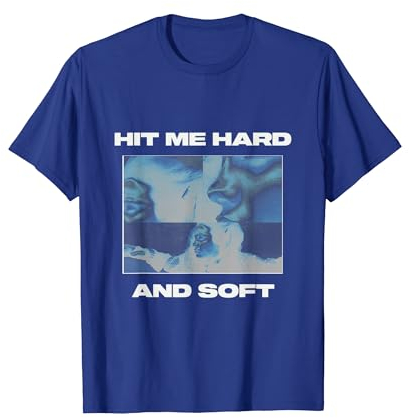 Billie Eilish Hit Me Hard and Soft Inverted Blue T-Shirt