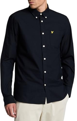 Lyle & Scott Oxford Hemd Herren – 100% Baumwolle | Button Down Kragen und Oxford Webart | XS-XXL