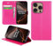 DN-Technology for iPhone 16 Pro Max Case Flip Leather Wallet Book Stand Folio Card Holder Phone Cover iPhone 16 Pro Max 6.9'' (PINK)