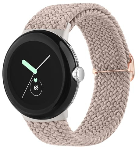 Vancle für Google Pixel Watch 2 Armband/Pixel Watch Armband/Pixel Watch 3 41mm Armband Damen Herren, Elastisches Geflochtenes Ersatzarmbänder für Google Pixel Watch Watch 3 41mm/2/1 Frauen Männer