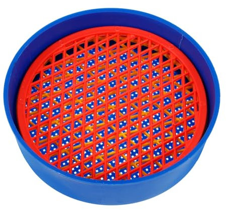 Parliky Manuelles Bodensieb Kunststoff-siebpfanne Gartenwerkzeug Zum Sieben Von Steinen Und Abfällen Zum Pflanzen