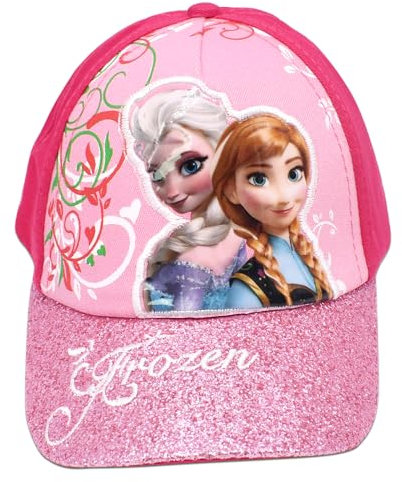 Frrozen Baseball Kappe Kinder Cartoon Anime Baseball Caps Sport Baseball Caps ELSA Kinder Schule Sport Cartoon Casual Athletic Baseball Cap verstellbare Hüte für Jungen Mädchen 43-54cm