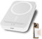 Power Bank Magnetico Wireless, Powerbank 10000mAh PD 20w Con Ricarica Ultra Rapida, Caricatore Portatile Ultra Slim, Power Bank Compatibile Iphone 16/15/14/13/12/Pro/Max & for Samsung