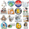 16PC Funny Fridge Magnets, Reusable Cute Magnets Animals and Words Fridge Magnets, Fun Anime Refrigerator Magnets, for Kitchen Home Decor Bumper School Locker