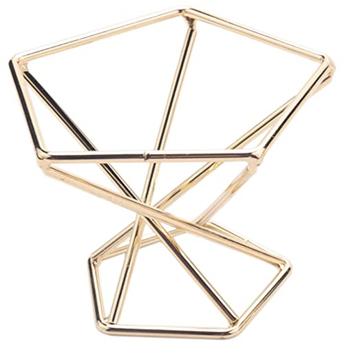 Bortivier 3 Pcs Geometric Air Plant Holder Airplants Rack Metal Plants Stand Planter Shelves Himmeli Decor Tillandsia Containers