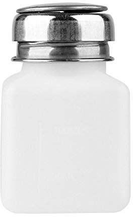 Beauty7-100ml Dispenser Pumpflasche Flüssigkeitsspender mit Metalldeckel (leer) Dosierer Spender 100ml Nagelstudio Nail Art