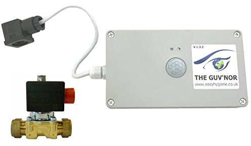 GUVNOR PIR Sensor Urinal Water Saver Management & Latching Valve ASCO H262 602BW Battery Powered Flush Controller