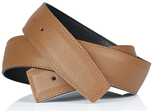 Hellbrauner echt Leder Wendegürtel für Herren & Damen in Braun 40mm Gürtel