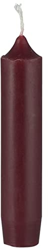 Ib Laursen - Short candles - red - burn time: 4.5 hours - set of 6