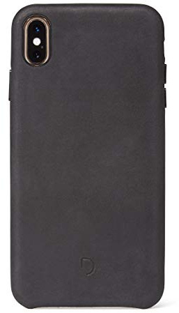 DECODED Back Cover, Leder-Schutzhülle für iPhone XS Max, schwarz