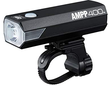 CATEYE Unisex's Ampp 400 Front Bicycle Light, Black, 34 x 100 x 37 mm
