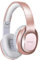 WorWoder Cuffie Bluetooth senza fili, auricolari stereo Bluetooth con 50 ore di gioco, paraorecchie confortevoli e suono ad alta fedeltà per telefono/tablet/PC (oro rosa)