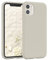 EAZY CASE Premium Silikon Handyhülle kompatibel mit iPhone 11, Slimcover mit Kameraschutz und Innenfutter, Silikonhülle, Schutzhülle, Bumper, Handy Case, Hülle, Softcase, Taupe