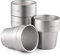 Hivexagon 300ml Set of 4 Stainless Steel Double Wall Cups - Perfect for Cold Drinks - Dishwasher Safe HG515