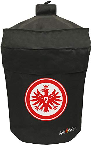 Grillfürst Grill Abdeckhaube Eintracht Frankfurt - robuste Grill-Abdeckung, wetterfest und wasserdicht, für 57cm Kugelgrills, Holzkohlegrills u.a. von Weber/Napoleon/Outdoorchef