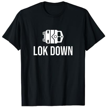 Lok Down Lockdown Eisenbahner T-Shirt