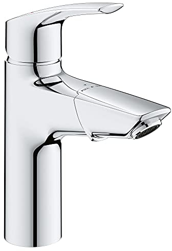 GROHE Eurosmart Einhandmischer M-Size Waschbeckenarmatur, Starlight, Chrom, 23991003