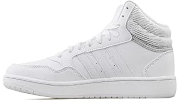 adidas Hoops Mid Shoes, Zapatillas Unisex niños, Cloud White Cloud White Grey Two, 33 EU