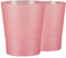 Tymar Orchideentopf Übertopf, 2er-Pack, transparent, Blumentopf, Blumenkübel für Orchidee, Pflanzentopf aus Kunststoff, Moderne, schlanke, Runde Form, OSSTO001 (Rot, ø 14 cm)