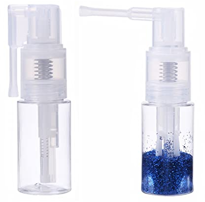 Briartw Glitzer-Sprühflasche, leere 35-ml-Flaschen, für Bastelarbeiten, Scrapbooking, Kartenherstellung, Geschenkkarten, Mehrzweck-Sprühflasche, 2 Stück