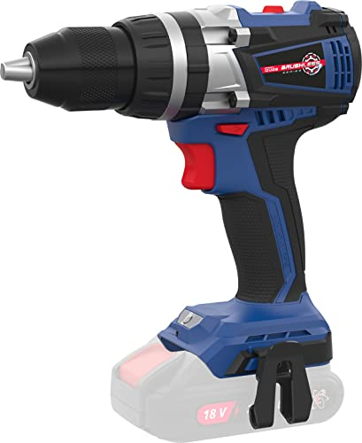 Güde Akku Schlagbohrschrauber BSB 18-0 BL (Easy-Energy-Exchange Brushless Series, Lithium Ionen, 18 V, 2-Gang, 21 Drehmomentstufen, Drehmoment 55 Nm, LED Licht, ohne Akku und Ladegerät)