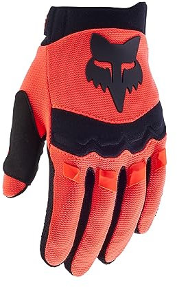 Fox Racing YTH Dirtpaw Glove – Motocross Handschuhe – gepolsterte Knöchel – Touchscreen kompatibel – hohe Performance – gepolsterte Handfläche – für Jugendliche – Fluorescent Orange, Größe: YS