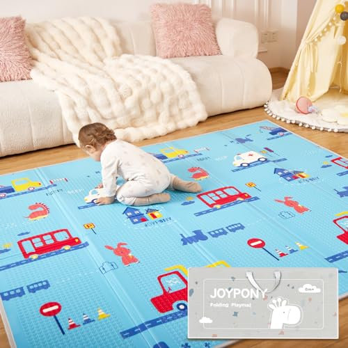 Krabbelmatte Baby, 150x180 CM Große Faltbare Spielmatte, Wasserdicht & Rutschfest, Baby Play Mat mit Tragetasche – Ideal für Babys & Kleinkinder
