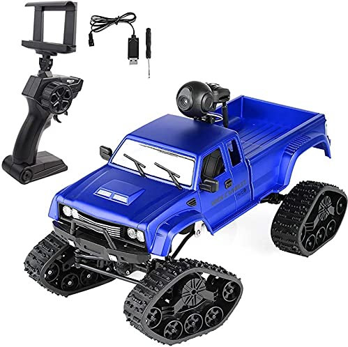 RC Remote Control Car 1/16 Four-way Remote Control Car Pickup Truck With Camera 2.4GHz Electric Remote Control Car RC Military Truck Off-road Vehicle Amateur Car Adult LED Light beautiful scenery