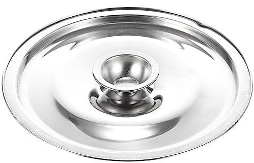 Garneck Stainless Steel Pot Cover, 20cm Universal Lid with Handle