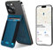 for Magsafe Wallet, Works with Apple Find My, Magnetic Wallet for iPhone 16/15/14/13/12 Series, 8-Card Holder, Adjustable Stand, RFID Blocking, Blue