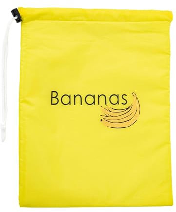 Banana & Lettuce Bag - Reusable Produce Bags With Drawstring Design | Storage Bag For Fruits And Vegetables | Shockproof And Portable Banana Holder Bag | Keep It Longer Up To 2 Weeks Food Saver