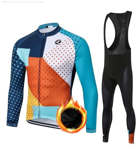 UGLY FROG Winter Cycling Jersey Mens Long Sleeve Set Thermal Fleece Bike Shirt bib Cycling Trousers Suits Classic Cycling Clothing